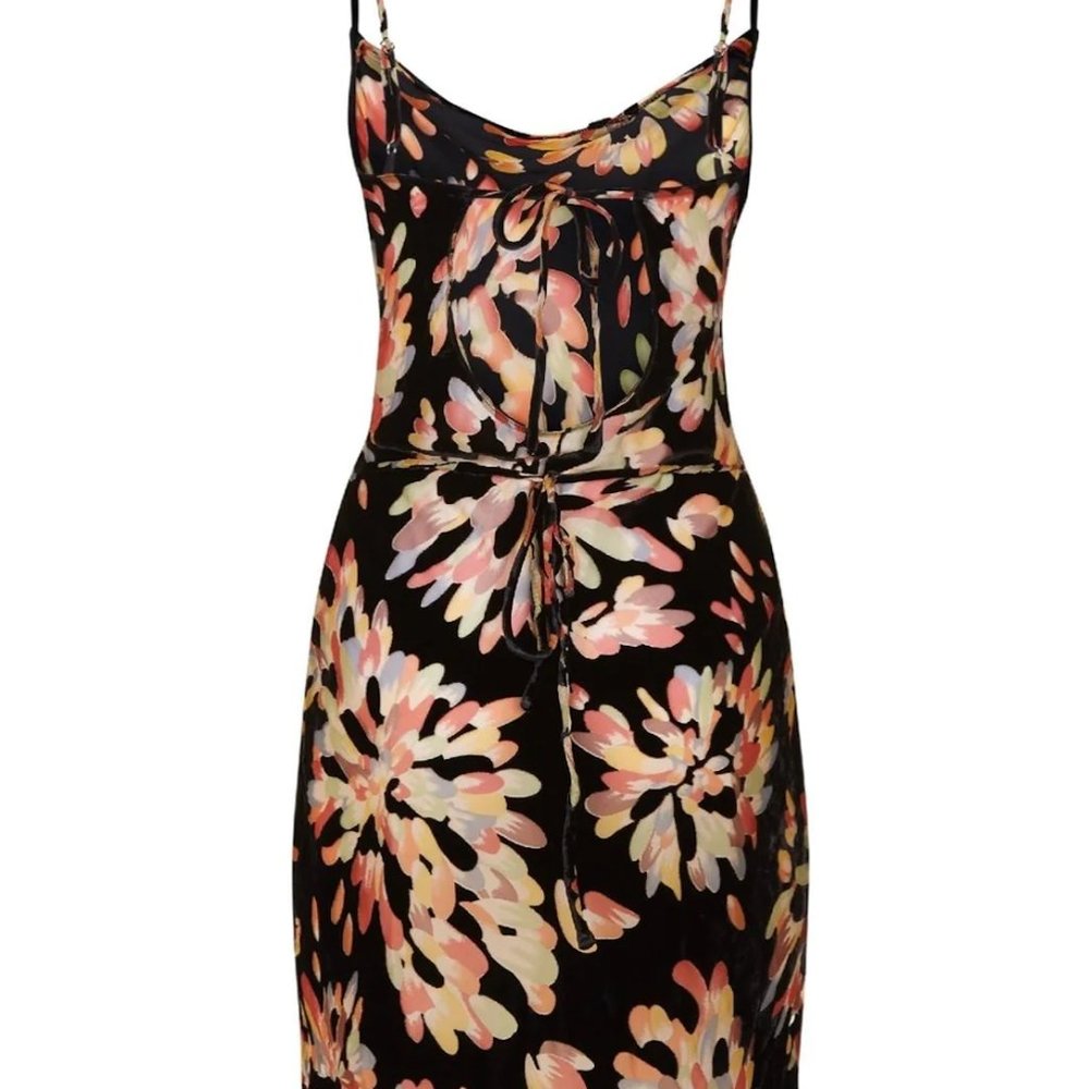 Rat & Boa Soleil Silk Devore Mini Dress